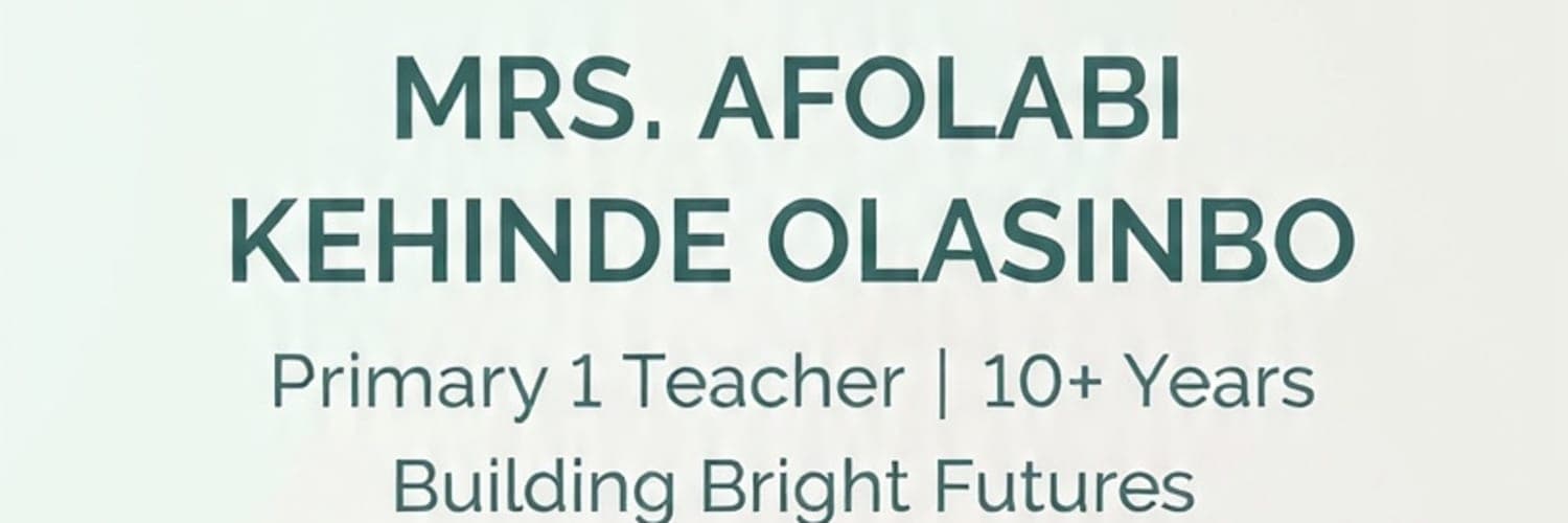 Kehinde Olasinbo's profile banner