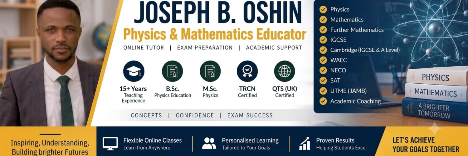 Joseph Babatunde Oshin's profile banner